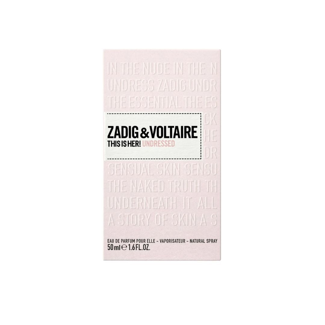 Zadig & Voltaire This Is Her! Undressed Eau de Parfum 50ml on a white background