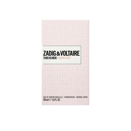 Zadig & Voltaire This Is Her! Undressed Eau de Parfum 50ml on a white background