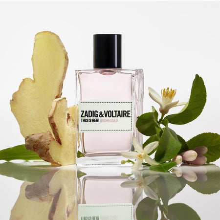Zadig & Voltaire This Is Her! Undressed Eau de Parfum 50ml surrounded by ingredients