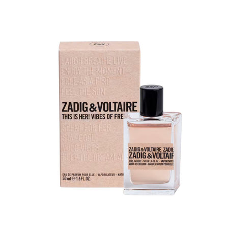 Zadig & Voltaire This Is Her! Vibes of Freedom Eau de Parfum 50ml on a white background