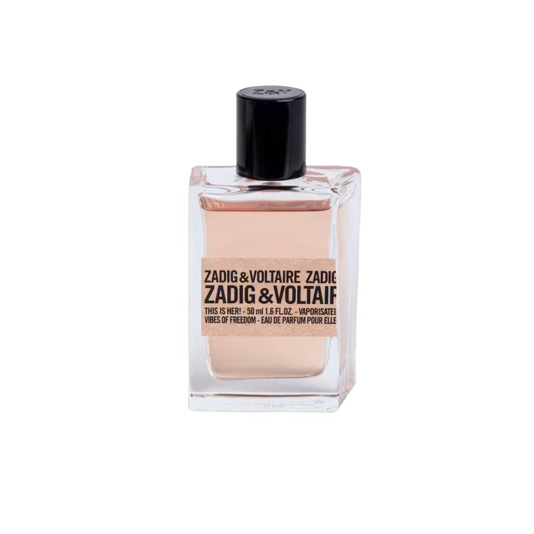 Zadig & Voltaire This Is Her! Vibes of Freedom Eau de Parfum 50ml on a white background