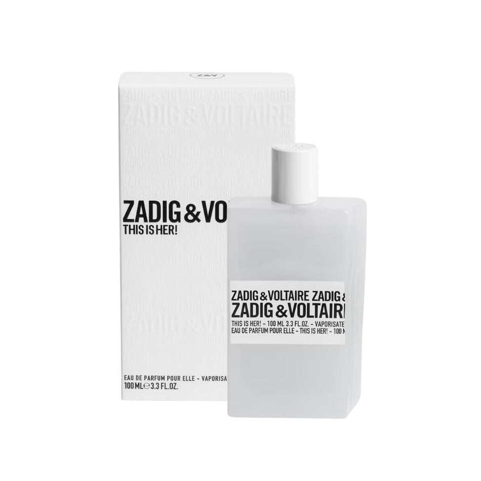Zadig & Voltaire This Is Her! Eau de Parfum on a white background