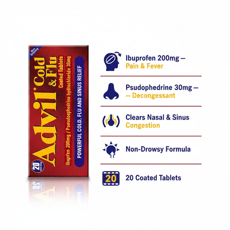 Advil Cold & Flu Benefits