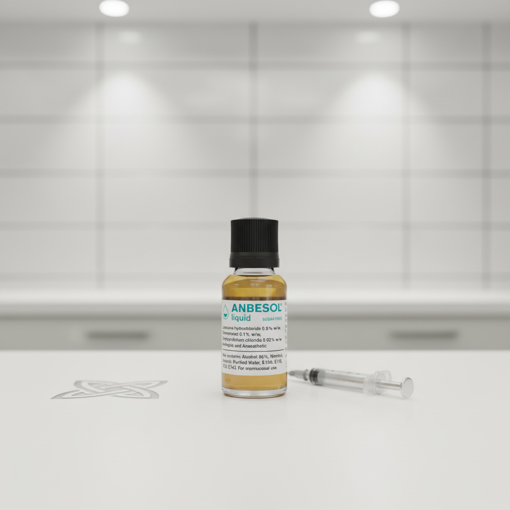 Anbesol clean white background