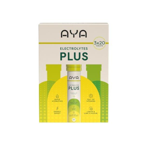 Aya Electrolytes Plus Triple Pack Lemon & Lime
