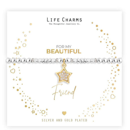 Life Charms For My Beautiful Friend Bracelet