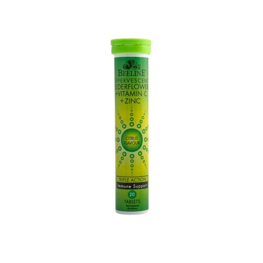 Beeline Effervescent Elederflower Tablets packaging