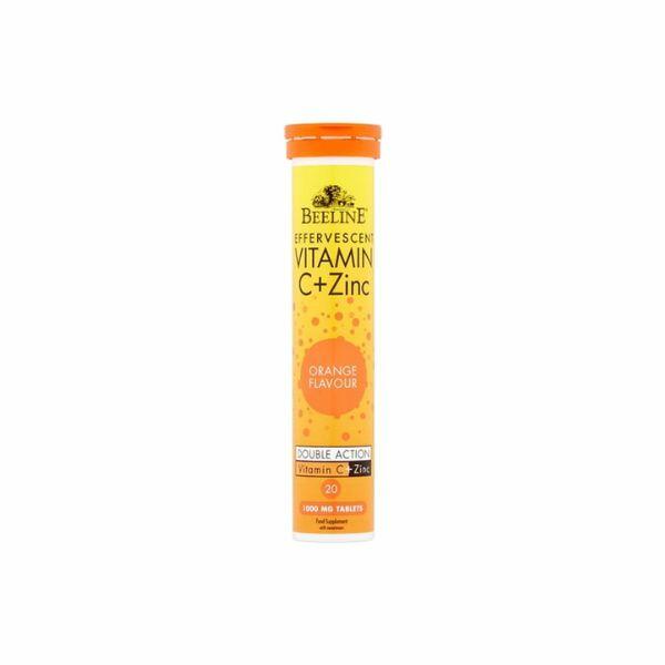 Beeline Effervescent Vitamin C + Zinc Tabs