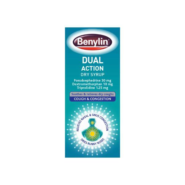 Benylin Dual Action Dry Syrup