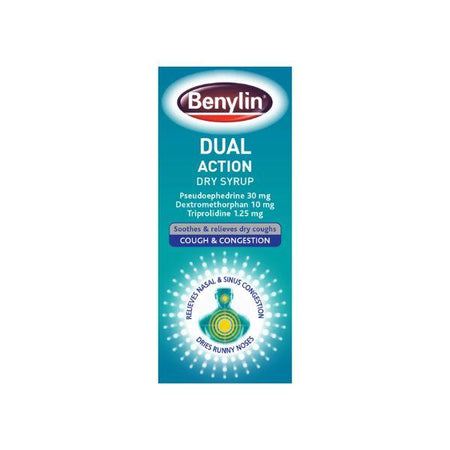 Benylin Dual Action Dry Syrup