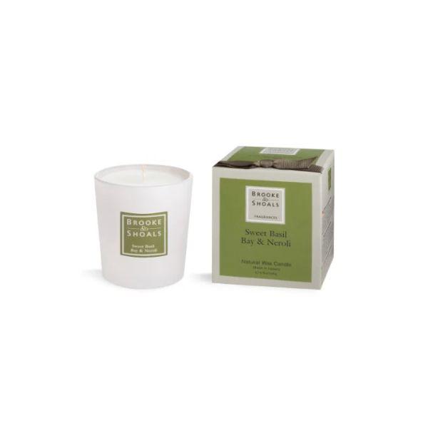 Brooke and Shoal Candle Sweet Basil Bay Neroli