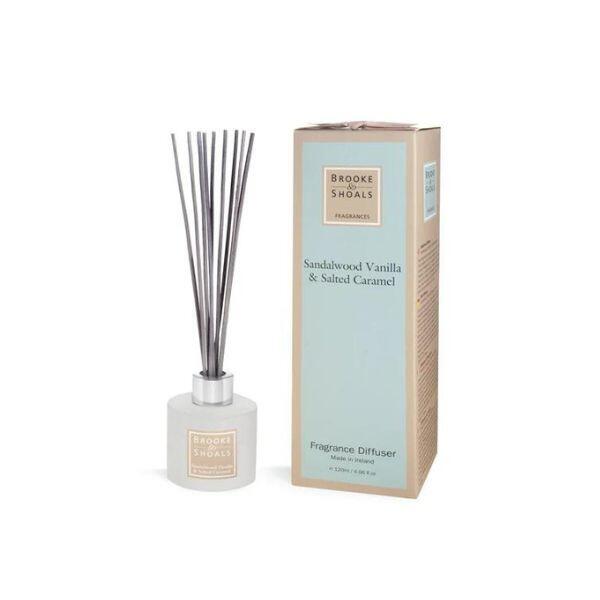 Brooke & Shoals Fragrance Diffuser Sandalwood, Vanilla & Salted Caramel