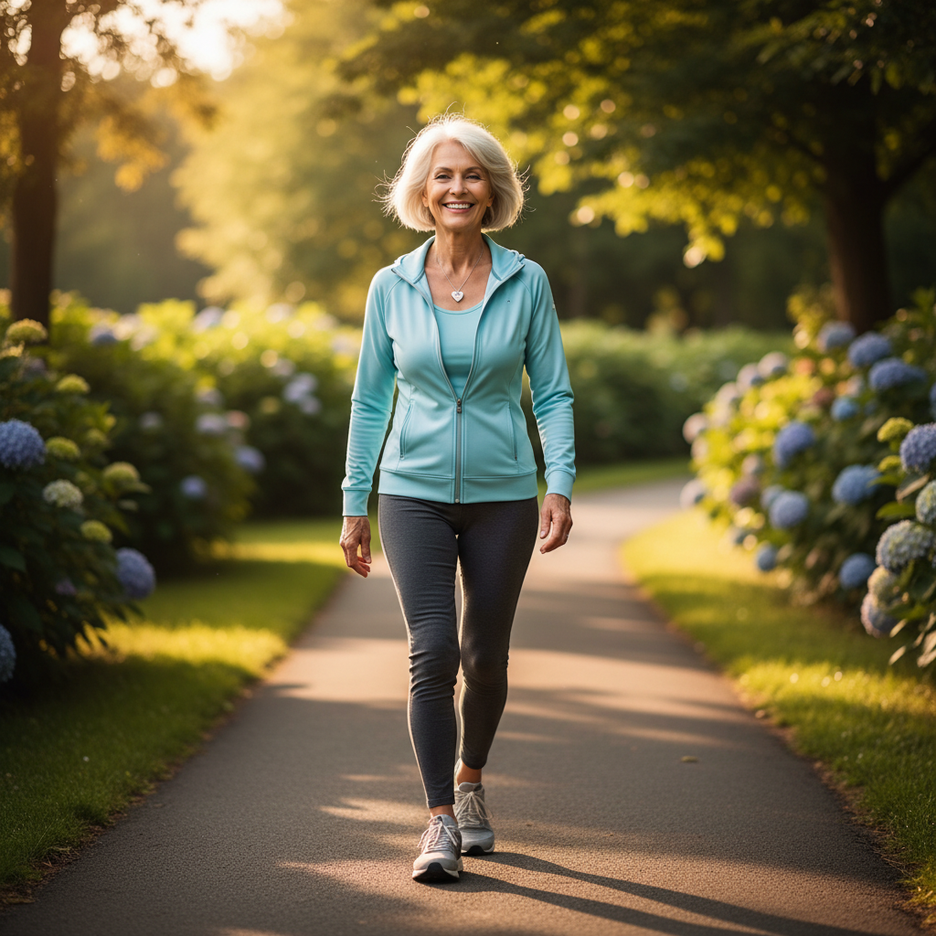 Calcichew - Active Elderly Woman