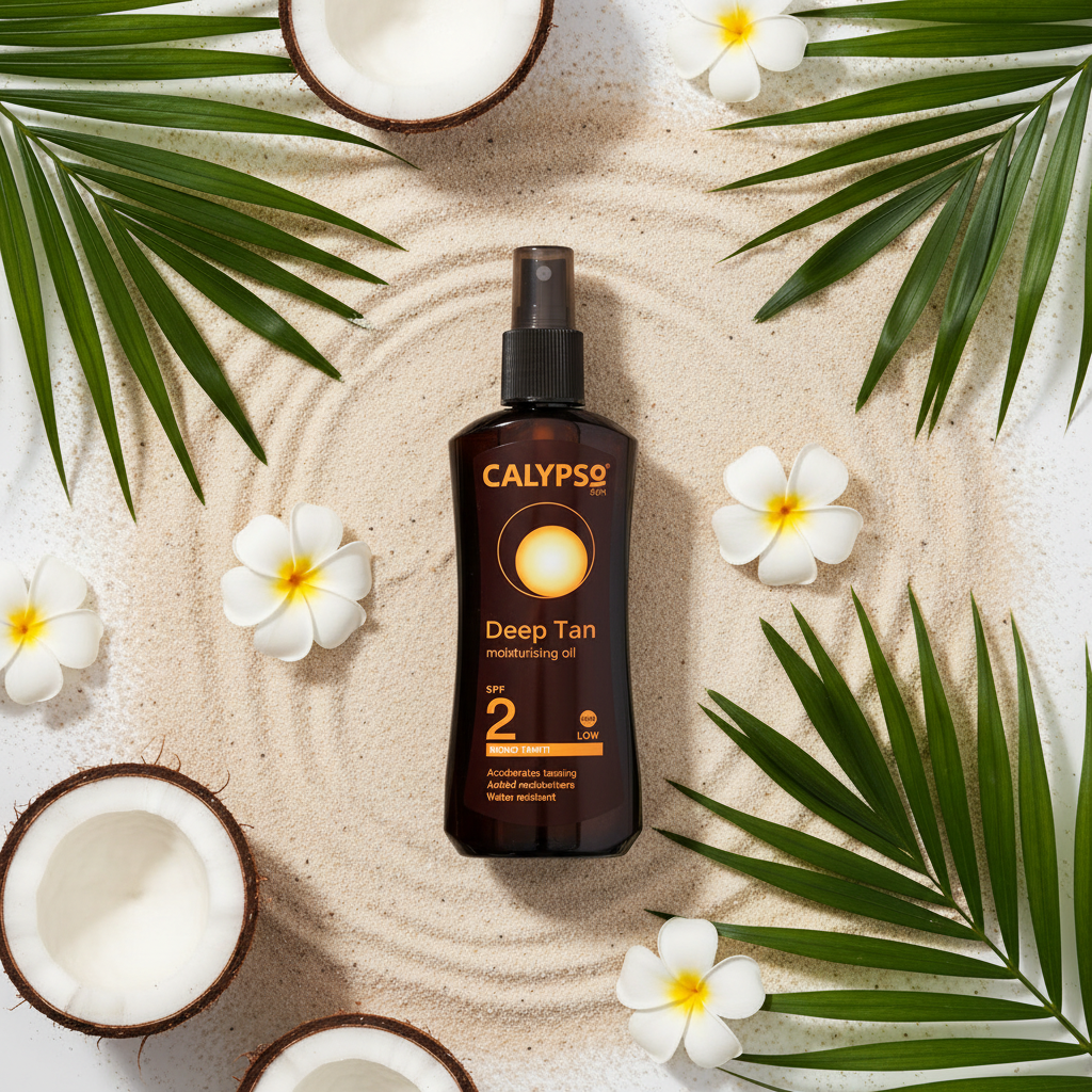 Calypso Bronzing Oil - Flat Lay