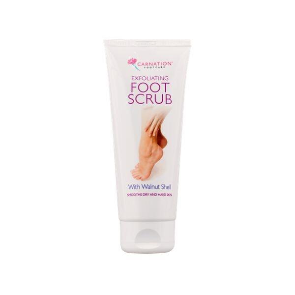 Carnation Exfoliating Foot Scrub With Walnut Shell