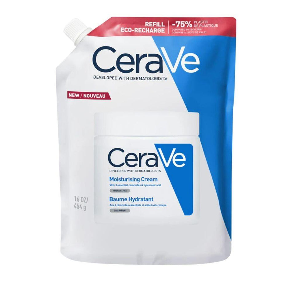 Cerave Moisturising Cream Refill Pouch 454g
