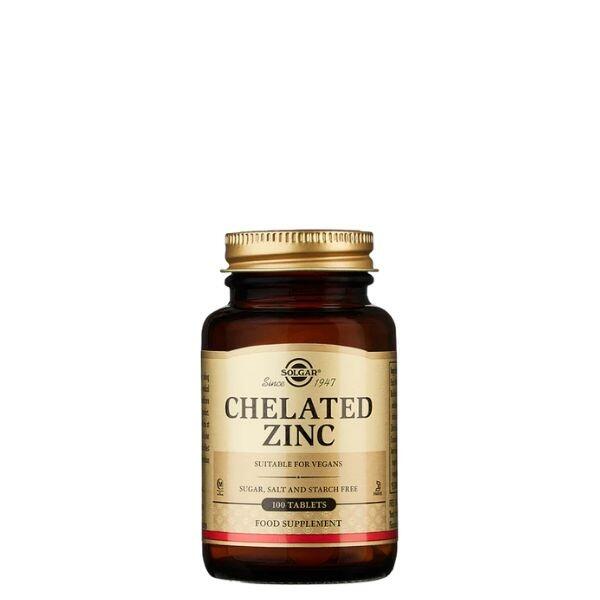 Solgar Chelated Zinc 100 Tablets
