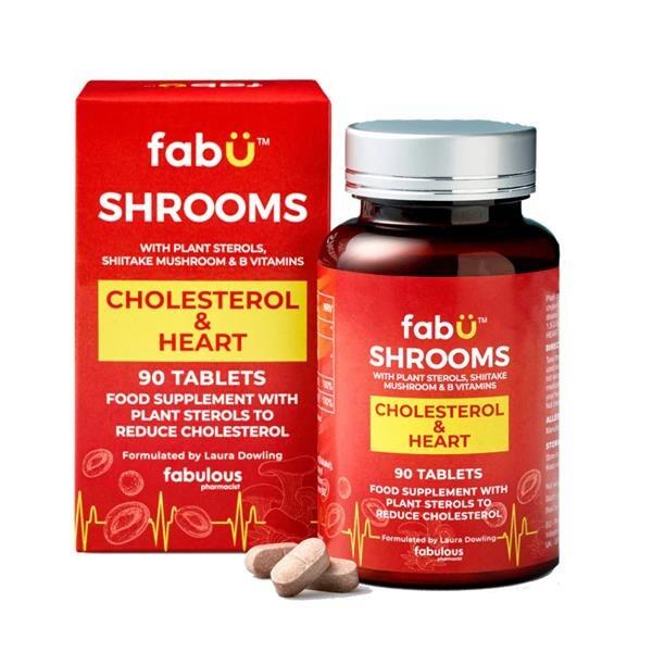 Fabu Shrooms Cholesterol & Heart 90 Tablets