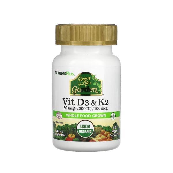 Natures Plus Source Of Life Vitamin D3 & K2