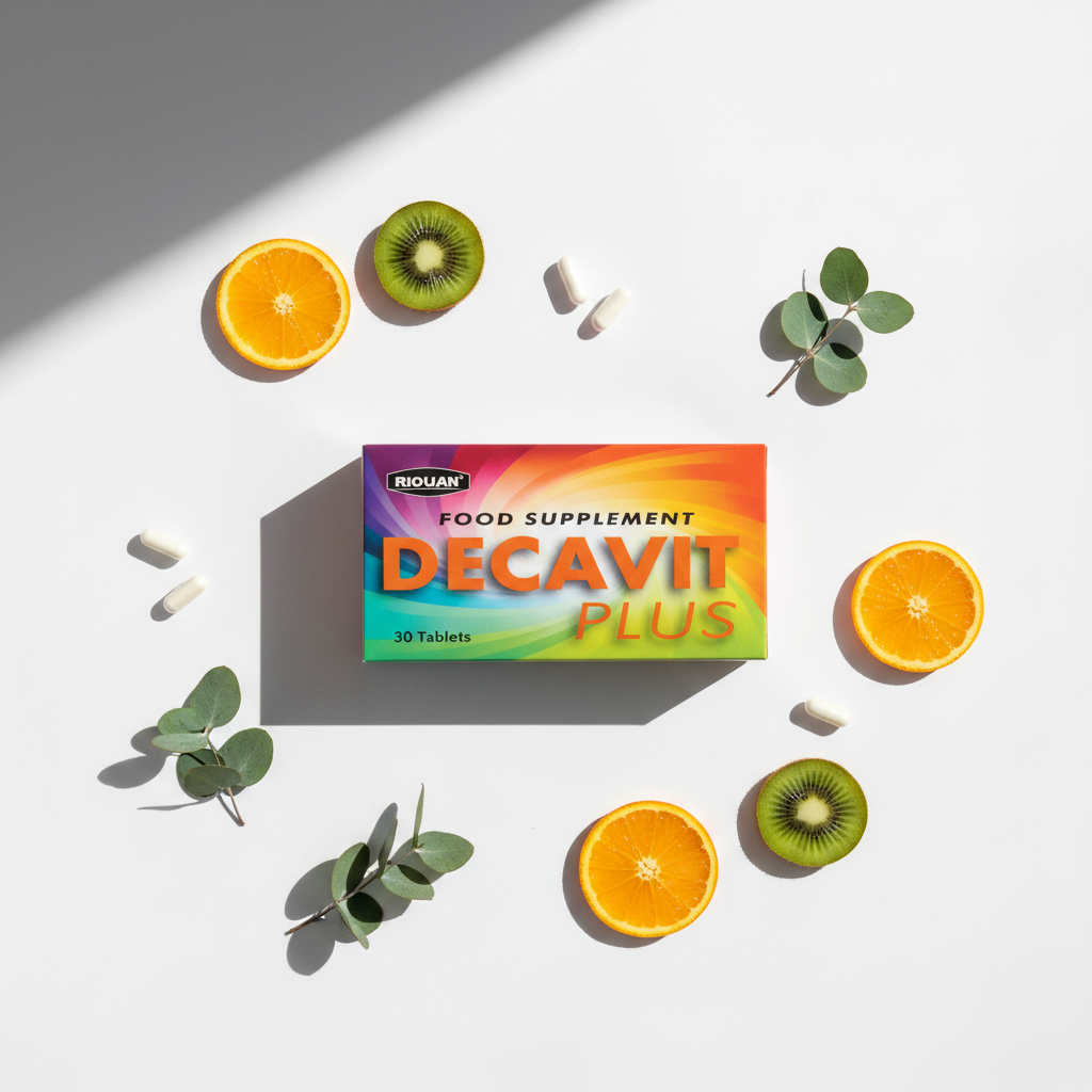 Decavit Plus – Flat Lay