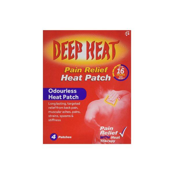 Deep Heat Patches - 4 pack