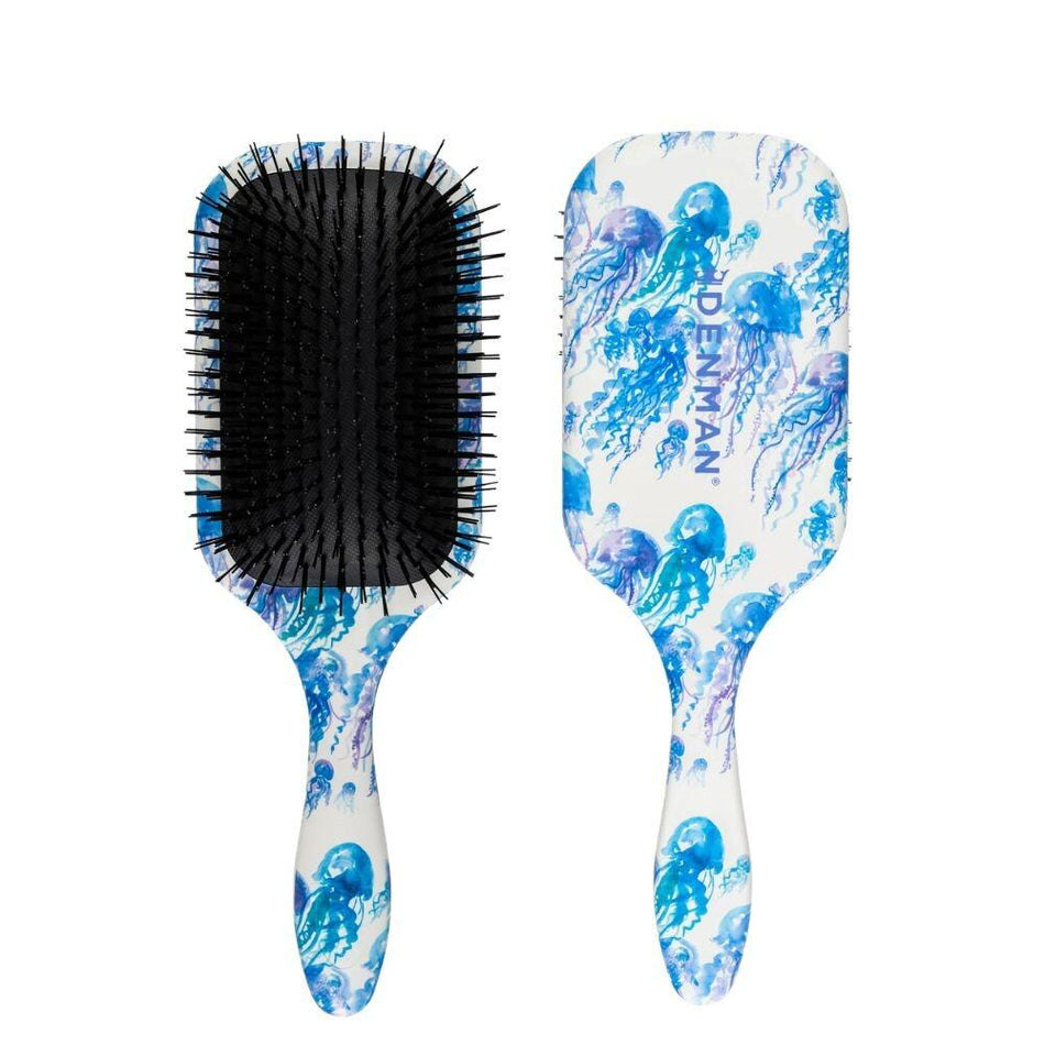 Denman Ultra Paddle Hairbrush Jelly Fish Design