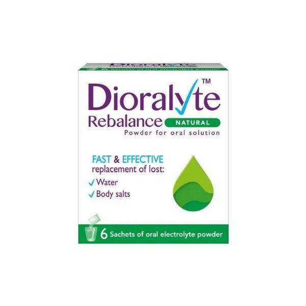 Dioralyte Rebalance Natural 6 sachets