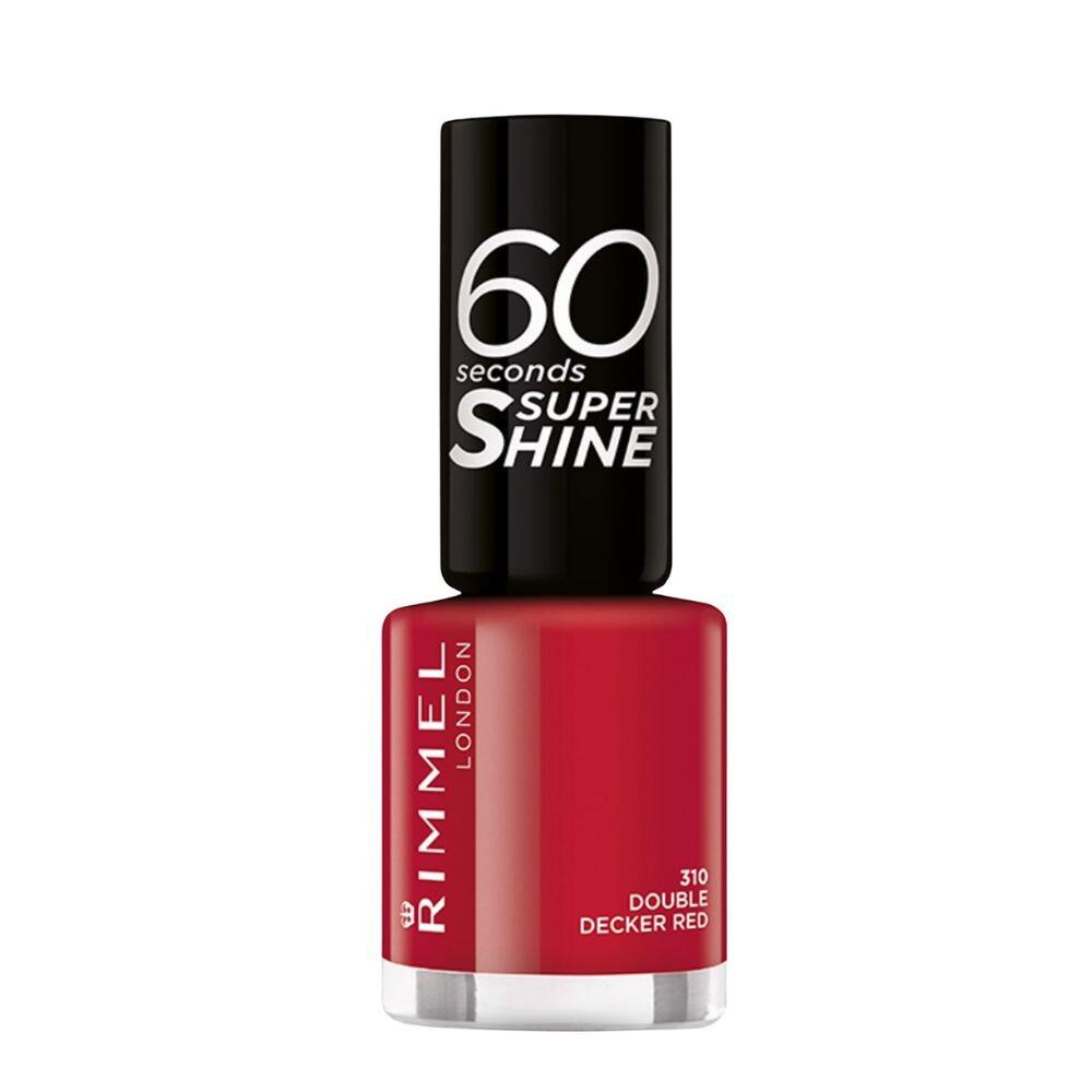 Rimmel 60 Seconds Nail Polish 310 Double Decker Red