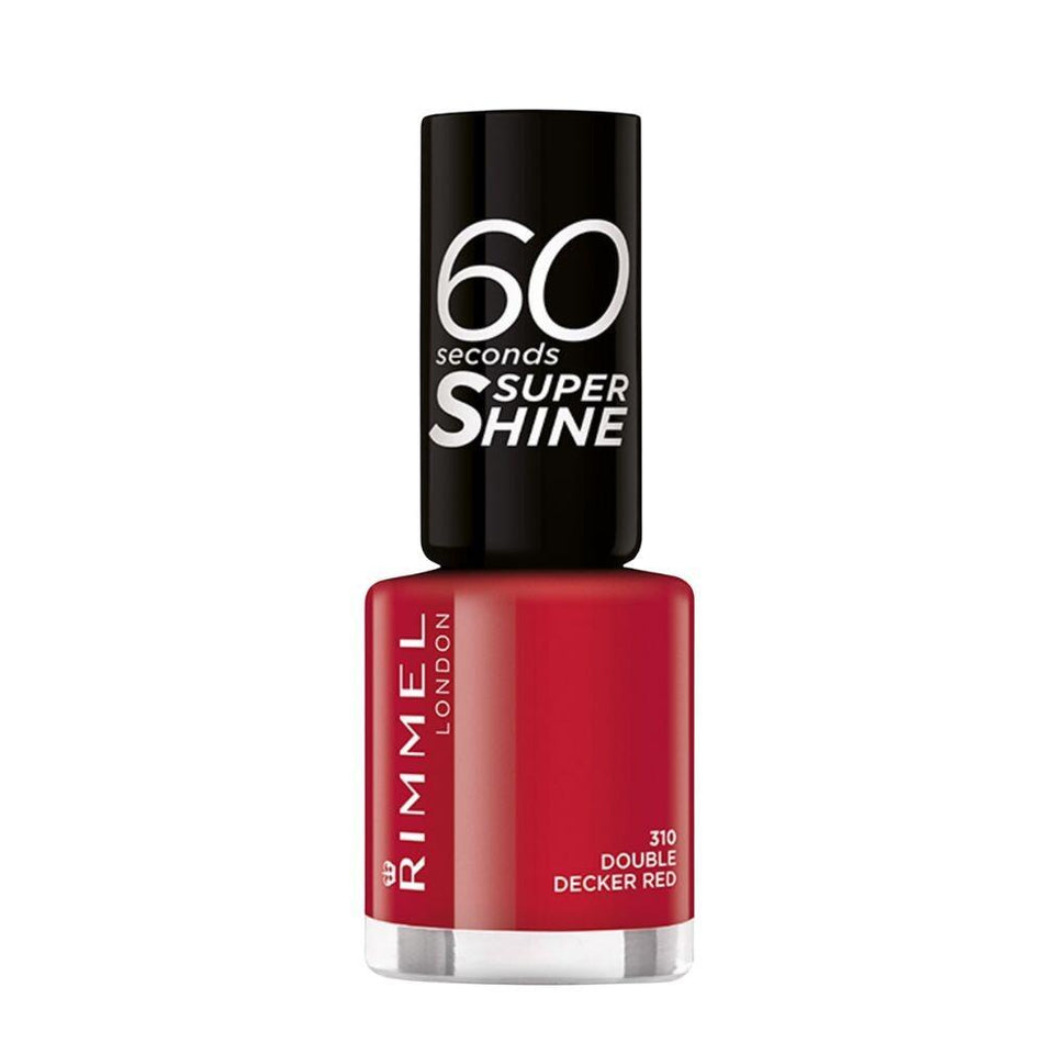 Rimmel 60 Seconds Nail Polish 310 Double Decker Red