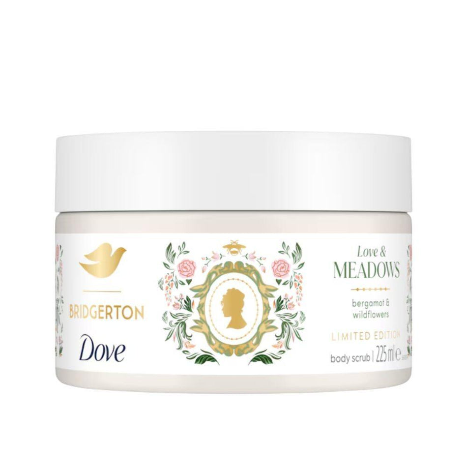 Dove Bridgerton Love & Meadows Bergamot & Wildflowers Body Scrub