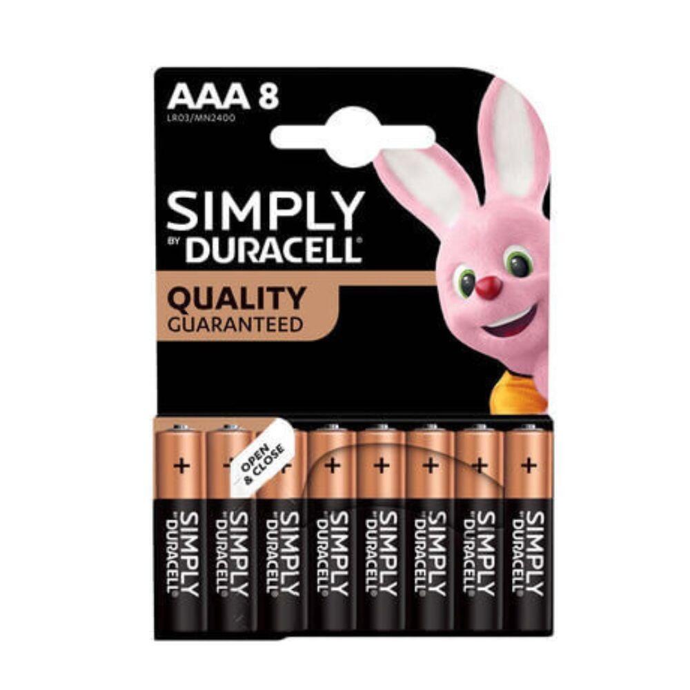 Duracell AAA Batteries 8 Pack