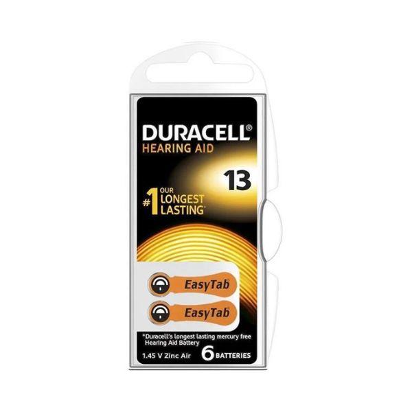 Duracell Hearing Aid Battery Orange 13