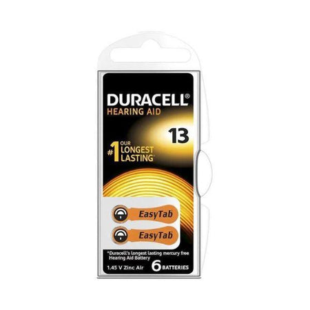 Duracell Hearing Aid Battery Orange 13