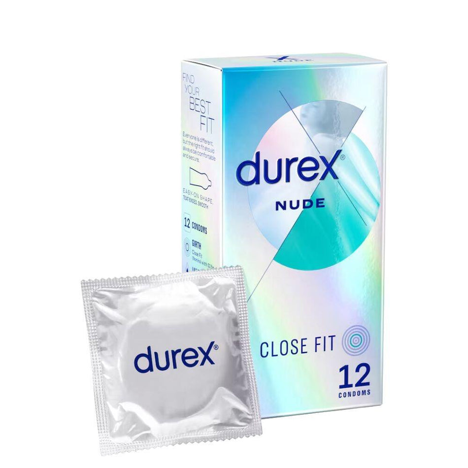 Durex Nude Close Fit Condoms 12 Pack