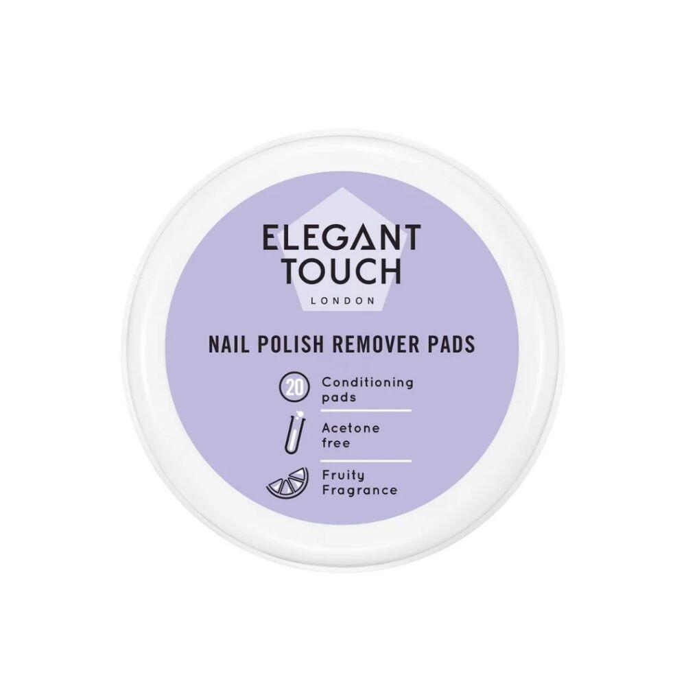 Elegant Touch Nail Polish Remover Pads – Acetone Free