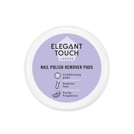 Elegant Touch Nail Polish Remover Pads – Acetone Free