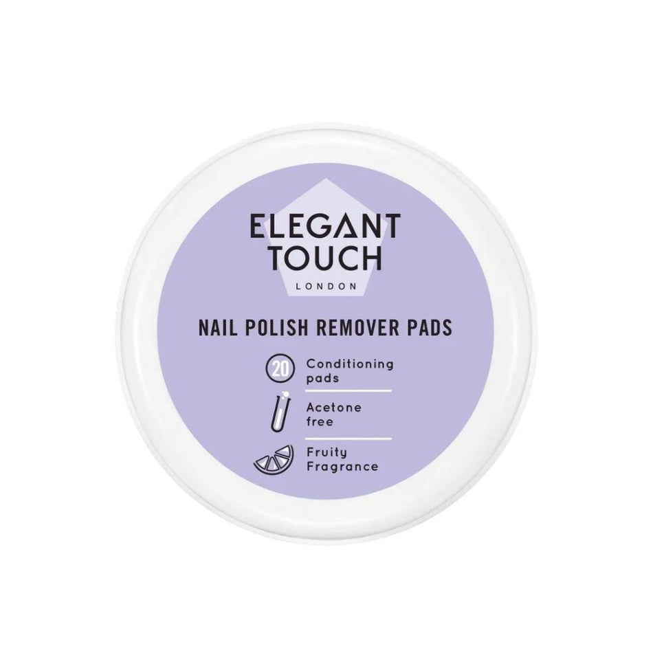 Elegant Touch Nail Polish Remover Pads – Acetone Free