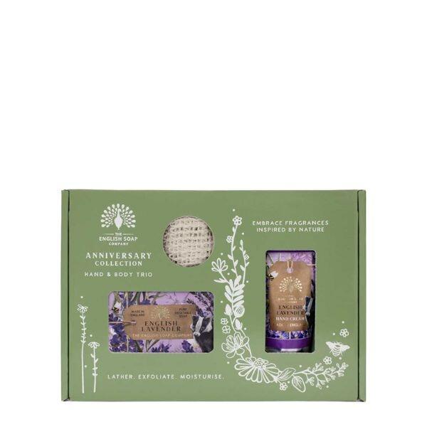 The English Soap Company Collection English Lavender Hand & Body Trio