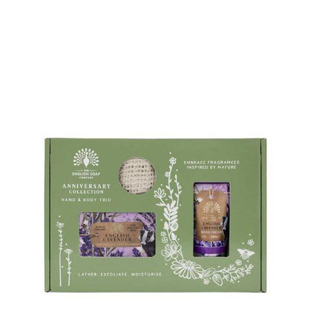 The English Soap Company Collection English Lavender Hand & Body Trio