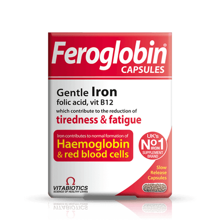 Vitabiotics Feroglobin Capsules - 30 capsules