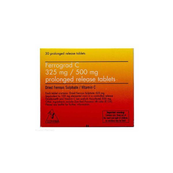 Ferrograd C 325mg/500mg Prolonged Release Tablets
