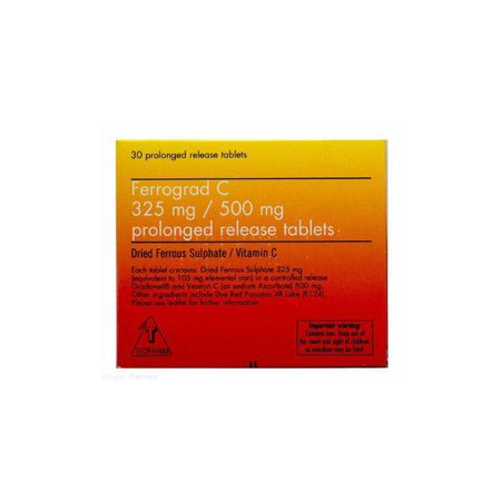 Ferrograd C 325mg/500mg Prolonged Release Tablets