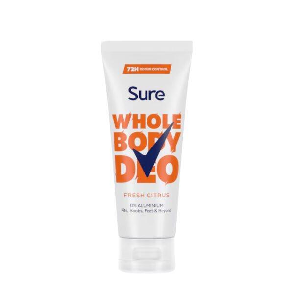 Sure Whole Body Cream Fresh Citrus