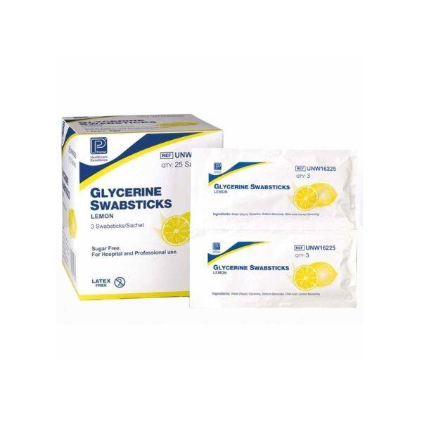 Glycerine Swab Sticks Lemon