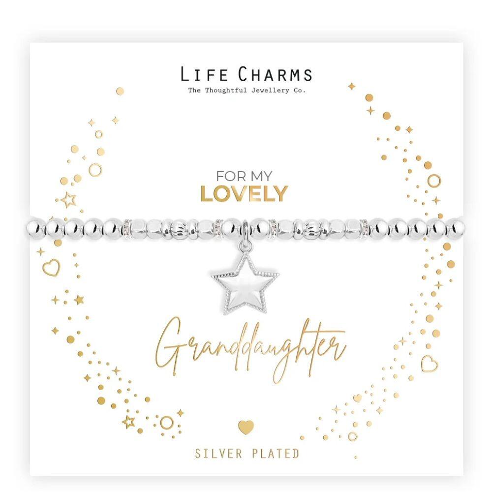 Life Charms For My Lovely Granddaughter Bracelet