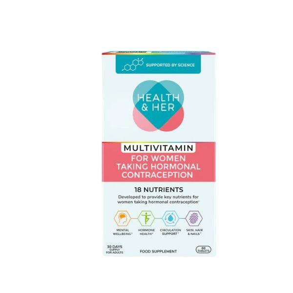 Health & Her Multivitamin For Women Taking Hormonal Contraception