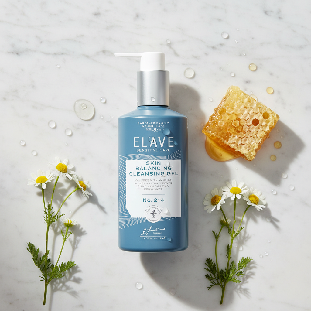 Elave skin balancing cleansing gel with camomile and honey