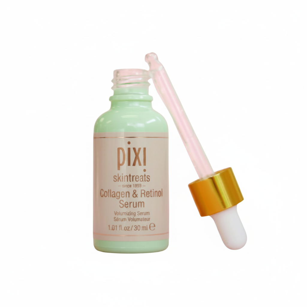 Pixi Collagen & Retinol Serum 30ml bottle on white background