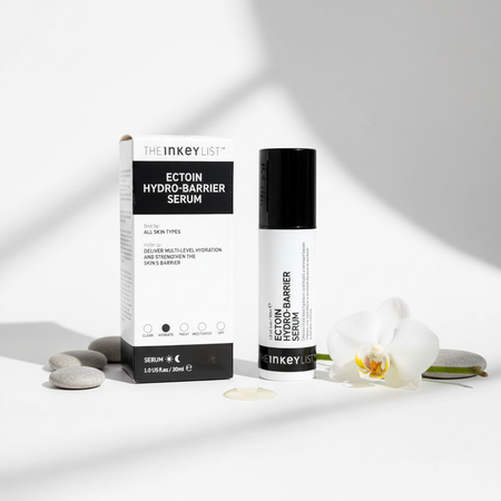 The INKEY List Ectoin Hydro-Barrier Serum 30ml bottle on white background