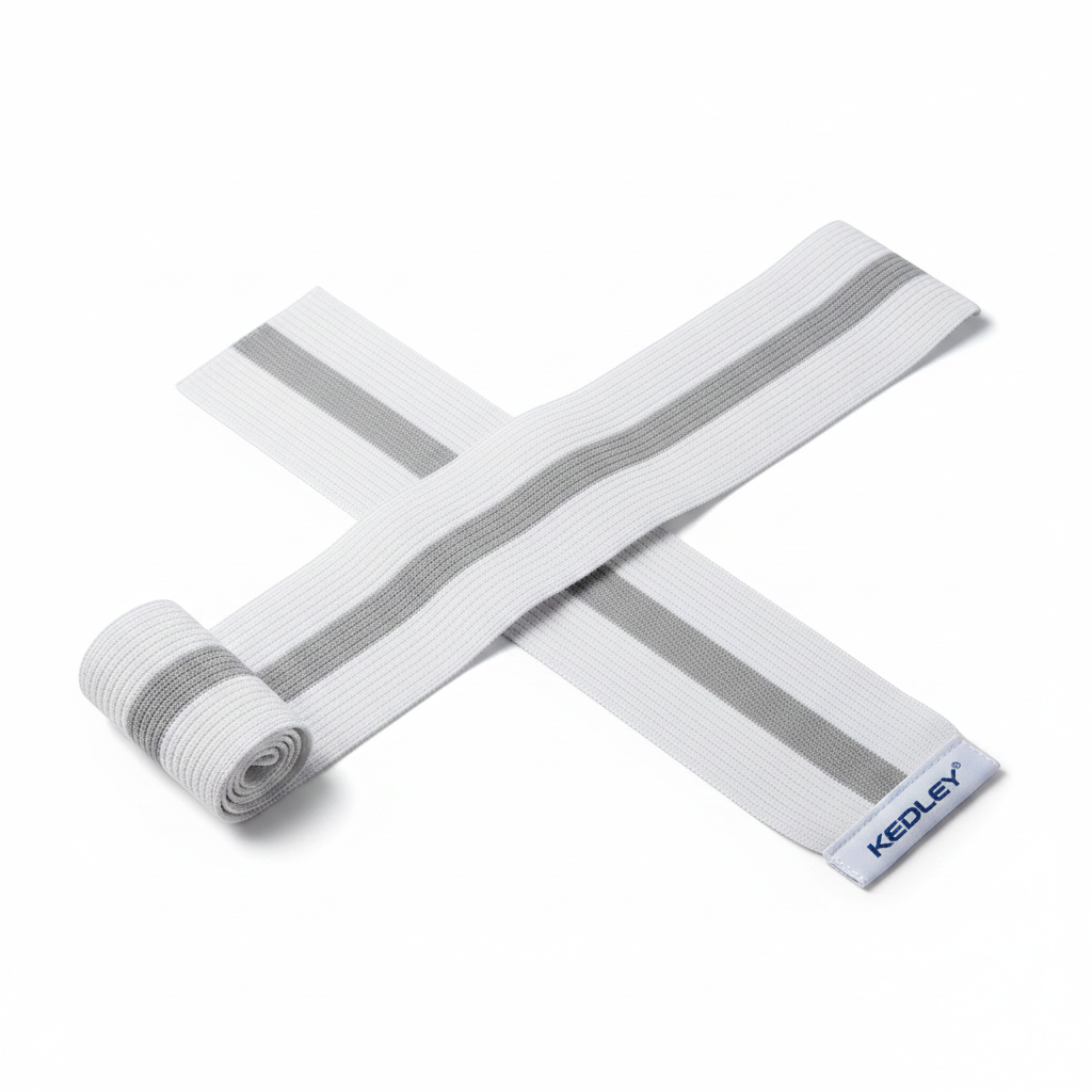 Kedley Elasticated All Purpose Wrap flat lay showing four-way stretch fabric detail